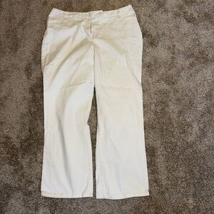 White SagHarbor Cropped Pants